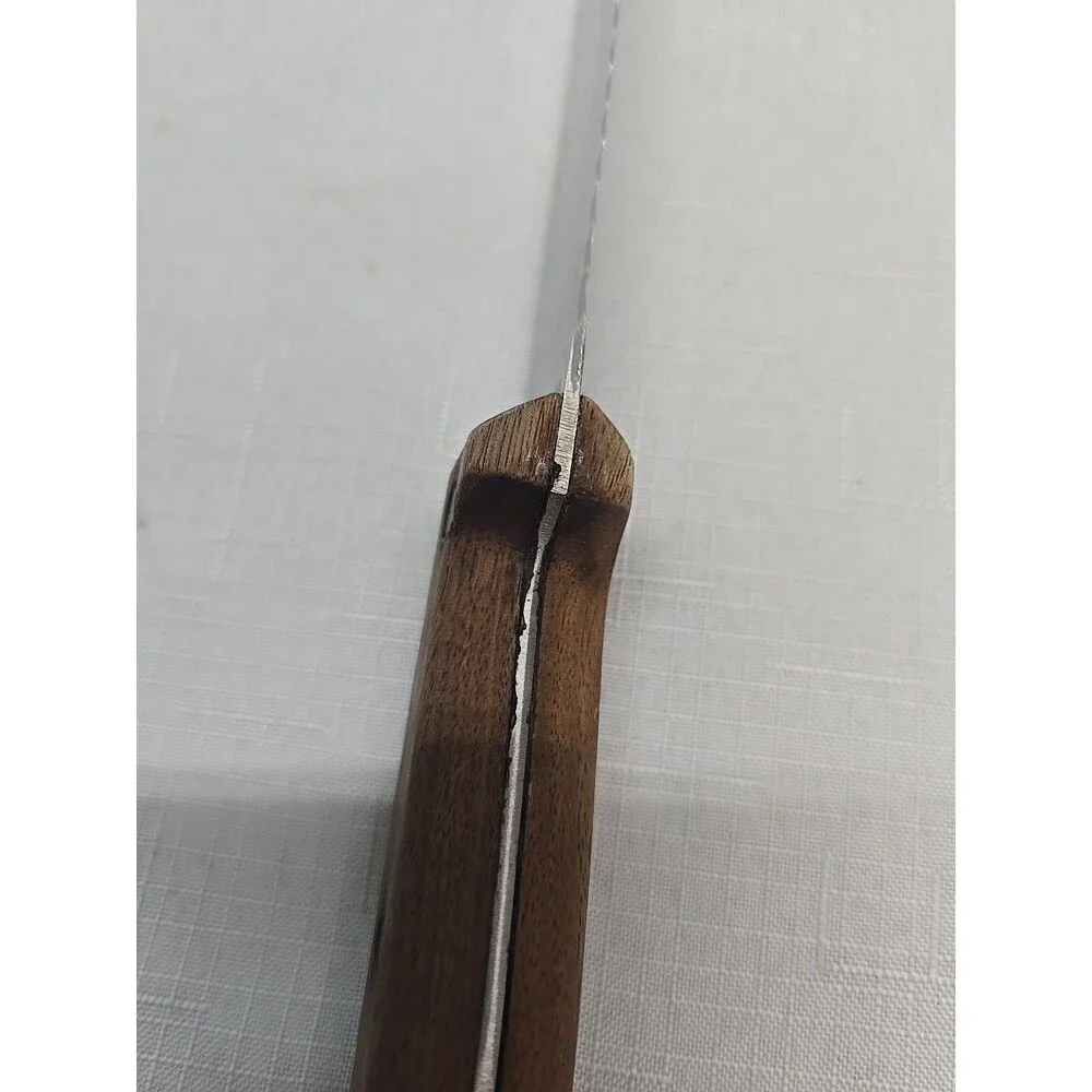 Harvard Cutlery #574 Hand Sharpened Knife Stain Free Steel USA Wood Handles